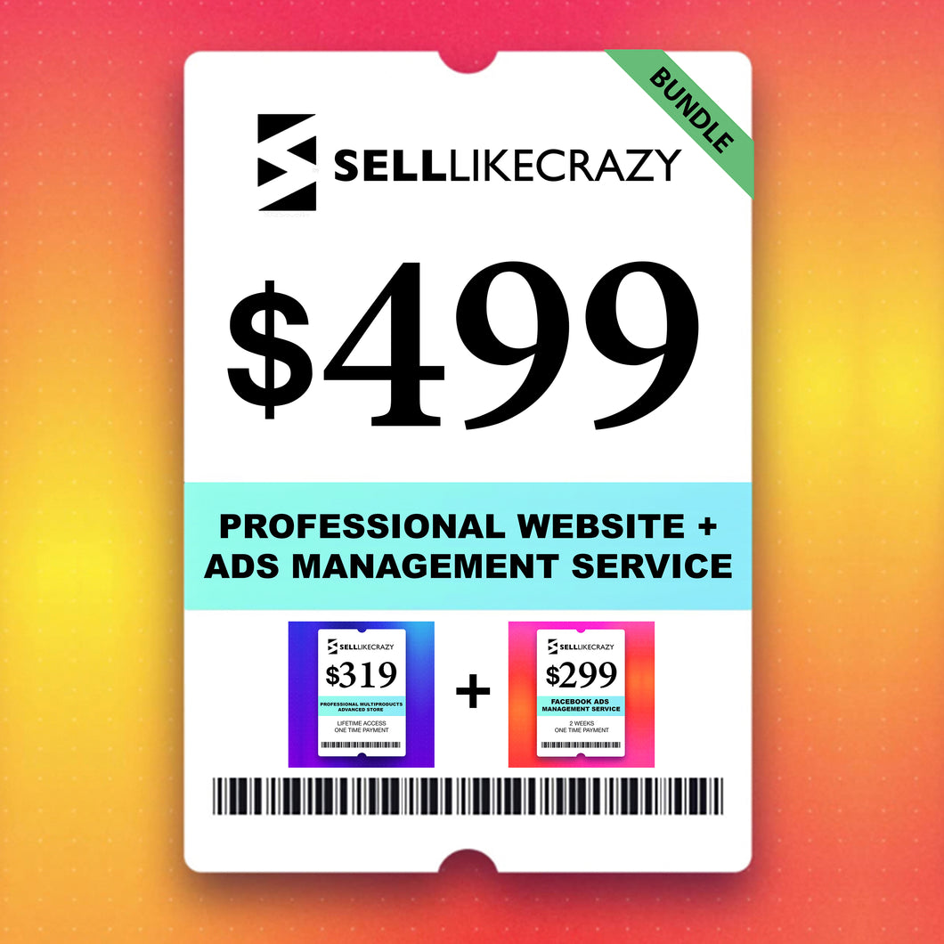 WEBSITE + ADS MANAGEMENT SERVICES